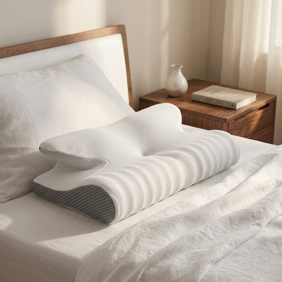 Ortomedix Ağrısız Sabahlar İçin Ergonomik Kelebek Yastık - Boyun ve Omurga Hizalama