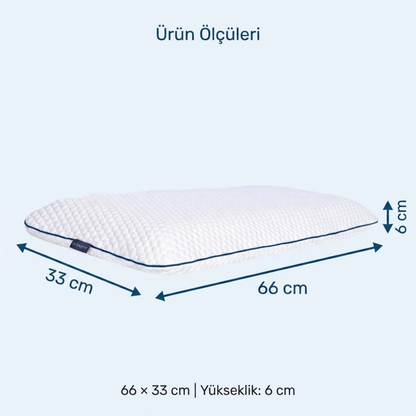 OrtoMedix Kids® Çocuk Ortopedik Visco Yastık – AirFlow | 1-9 Yaş