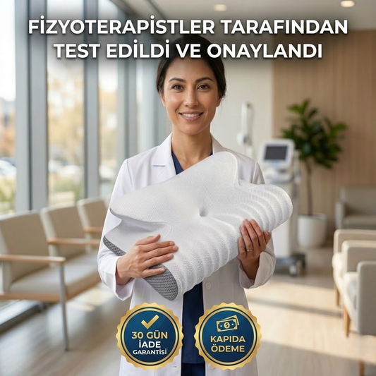 Ortomedix Ağrısız Sabahlar İçin Ergonomik Kelebek Yastık - Boyun ve Omurga Hizalama