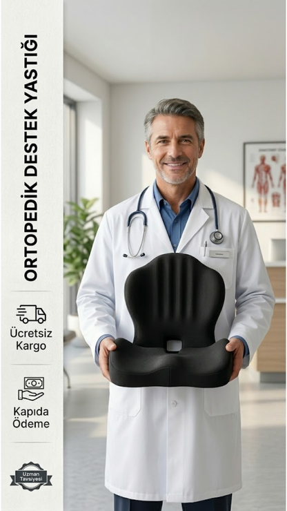 Ortopedik Oturma Destek Minderi – Gün Boyu Konfor